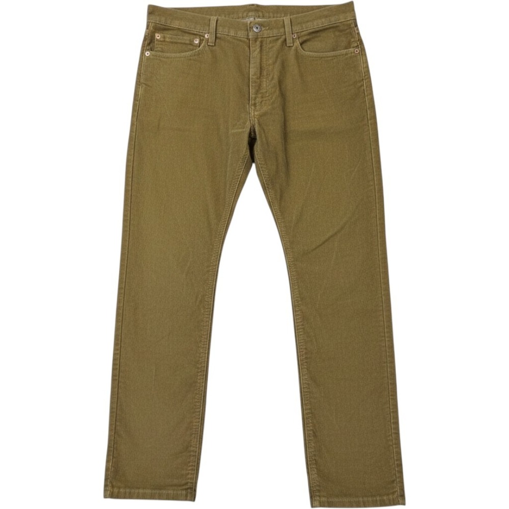 Levis 512 Slim Straight Corduroy Pants Mens 36x 30 Khaki Brown Tan Workwear Fall